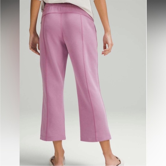 Lululemon Softstreme High-Rise Straight Leg Cropped Pant Velvet Dust size 10 - Picture 2 of 8